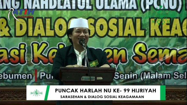 Puncak Harlah NU di Pendopo Kabumian, Rois Catat Tiga Kelebihan NU