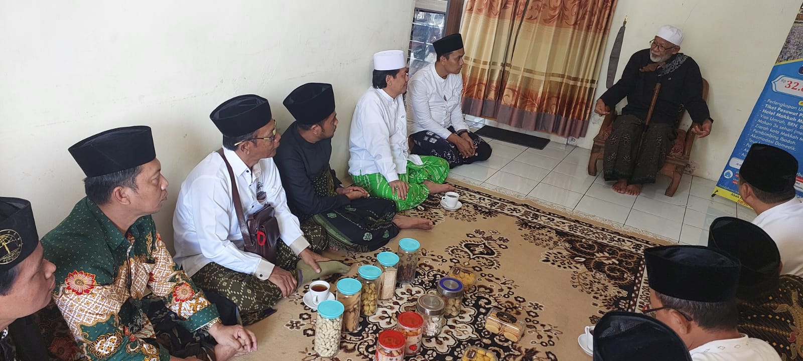 Sowan Kiai Sepuh, Safari Halal Bihalal PCNU dapat Wejangan Ikhlas Berhidmat untuk Kemaslahatan Umat